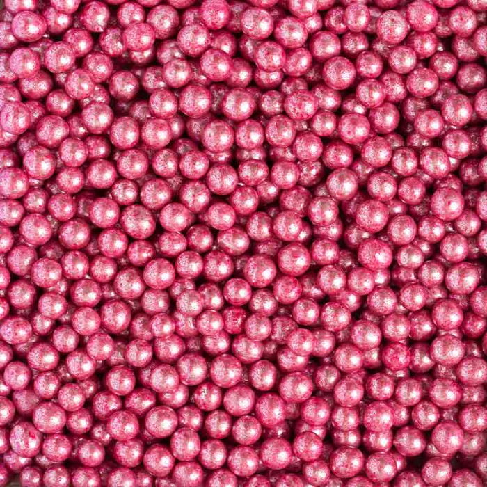 Perle Zahar Roz Metalizat Ø 5mm, 1 Kg [1]