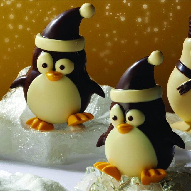 Pinguin 3D 13x10.5xh17 cm - Kit Matrite Plastic 2 Subiecte [1]