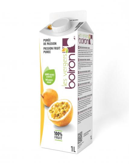 Piure Pasteurizat de Fructul Pasiunii 100%, 1L, Boiron [1]