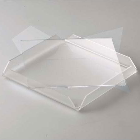 Platou Plexiglas Transparent, 16.5 x 16.5 x H 0.2 cm [1]