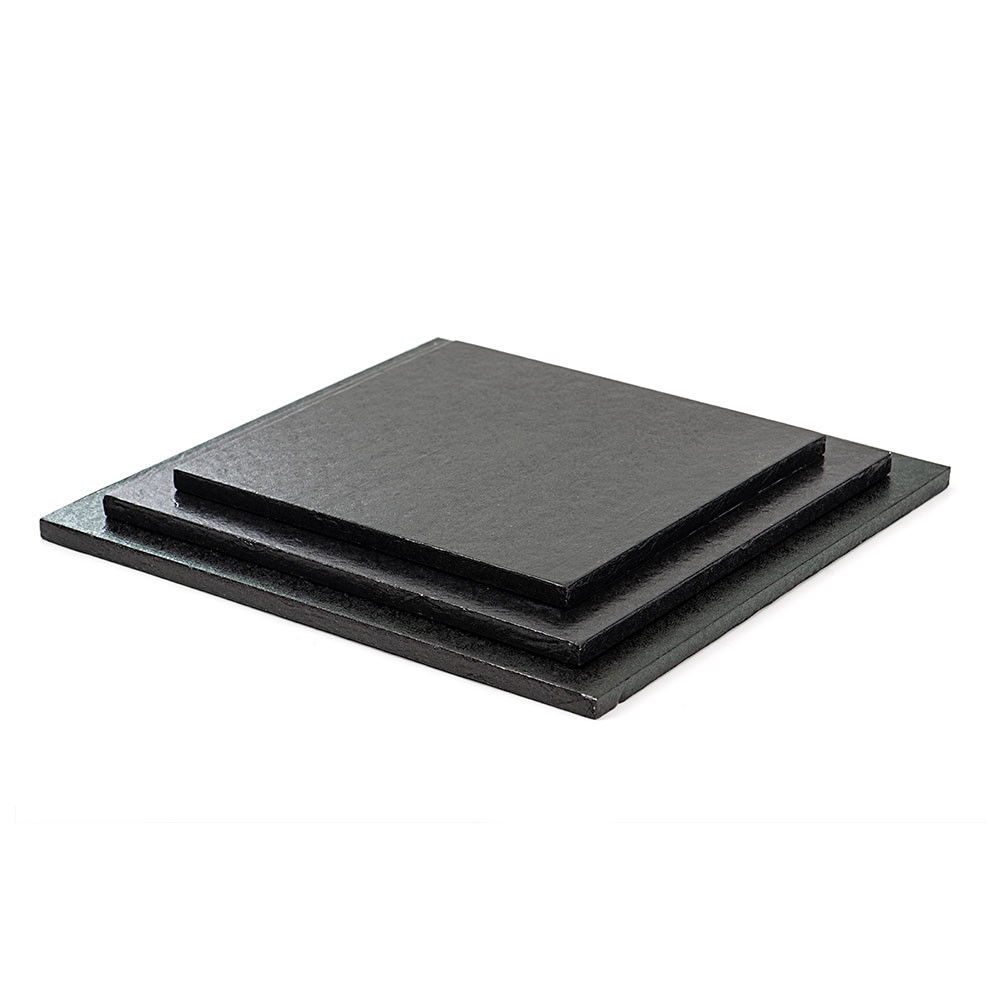 Platou Tort Patrat Negru, 35 x 35 x H 1.2 cm [2]