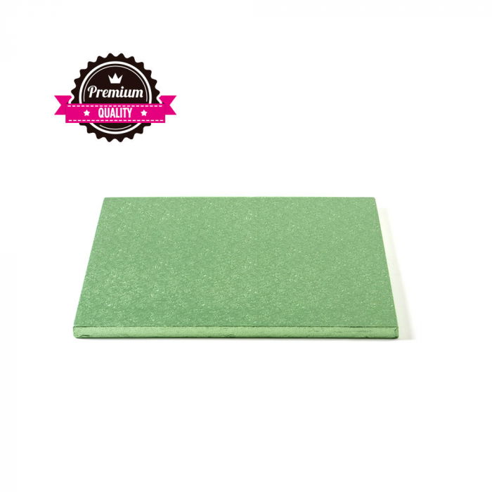 Platou Tort Patrat Vernil, 20 x 20 x H 1.2 cm [1]