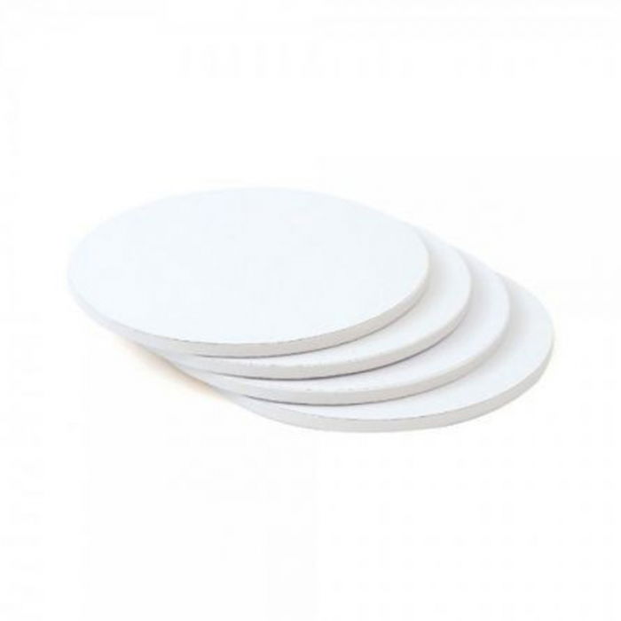 Platou Tort Rotund Alb Satinat, Ø 20 x H 1.2 cm [2]