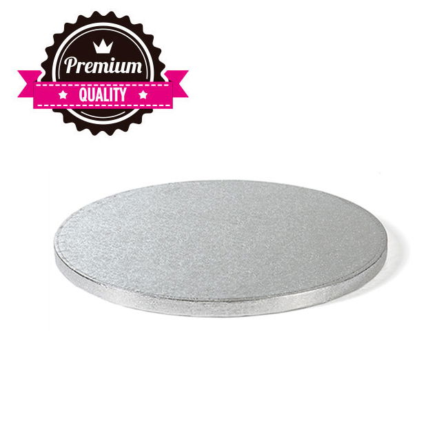 Platou Tort Rotund Argintiu, Ø 26 x H 1.2 cm [2]