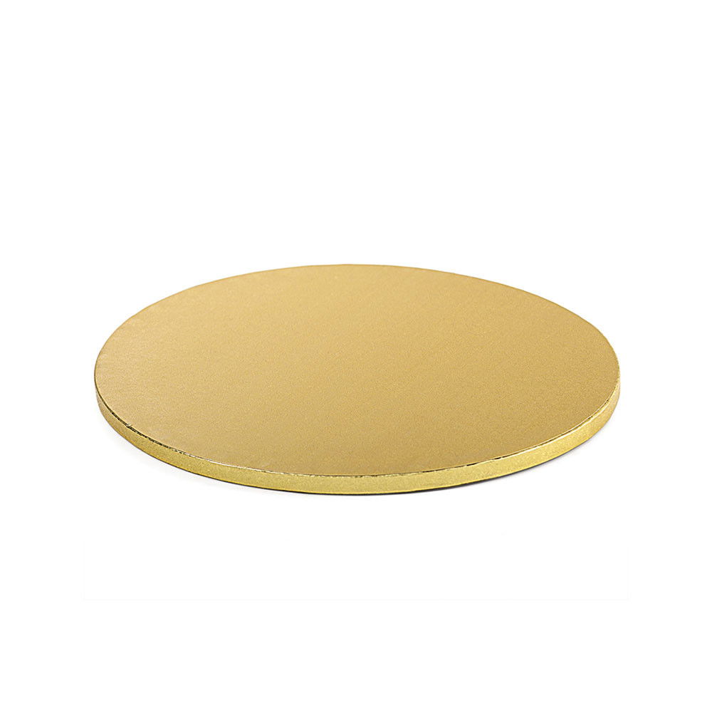 Platou Tort Rotund Auriu Satinat, Ø 36 x H 1.2 cm [1]