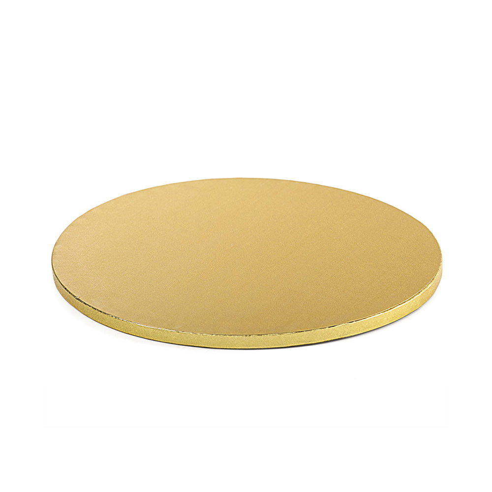 Platou Tort Rotund Auriu Satinat, Ø 40 x H 1.2 cm [1]
