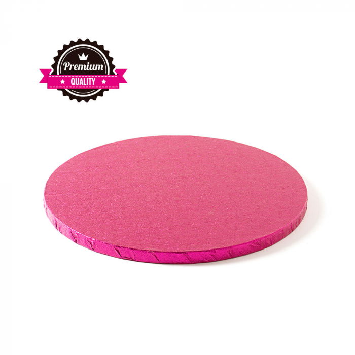 Platou Tort Rotund Fucsia, Ø 30 x H 1.2 cm [1]