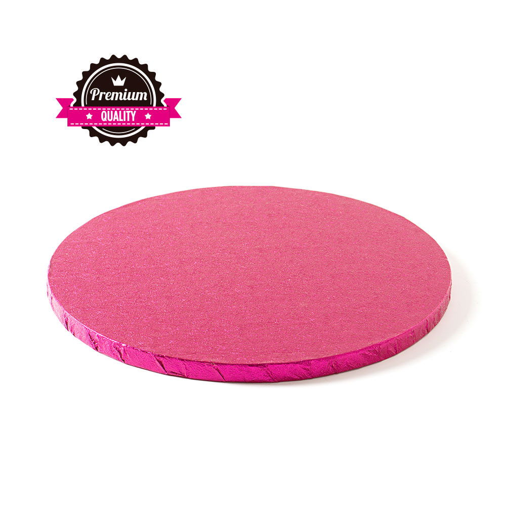 Platou Tort Rotund Fucsia, Ø 35 x H 1.2 cm [1]