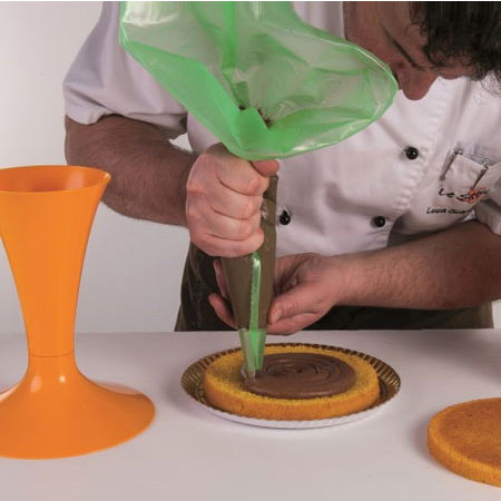 Posuri Unica Folosinta Verde, H 40 cm, 80 Microni, gip Effect, Set 100 Buc [4]