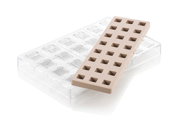 Kit Matrita Policarbonat + silicon, 24 cavitati, 2.5 x 2.5 x H 1.5 cm, 8.9 ml (CH015) [1]