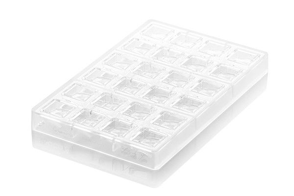 Matrita Policarbonat Wave, 24 cavitati, 2.8 x 2.8  x H 1.3 cm, 8 ml (CH001) [2]