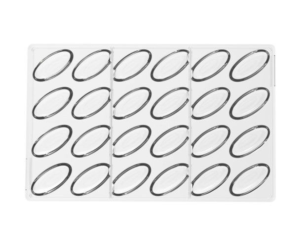 Praline Ciocolata 4.6 x 2 x H 1.4cm - Mtrita policarbonat Sogno,24 cavitati (CH042) [2]