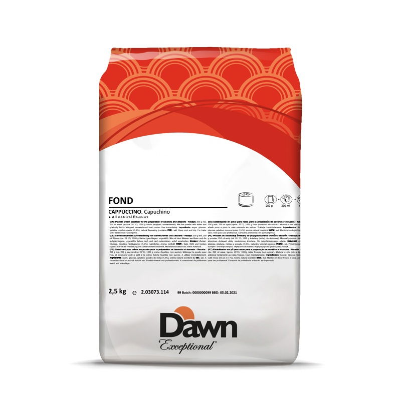 Premix Aroma de Cappucino - Mousse, Bavareze, Semifreddo, Fond Dawn, 2.5 kg [1]