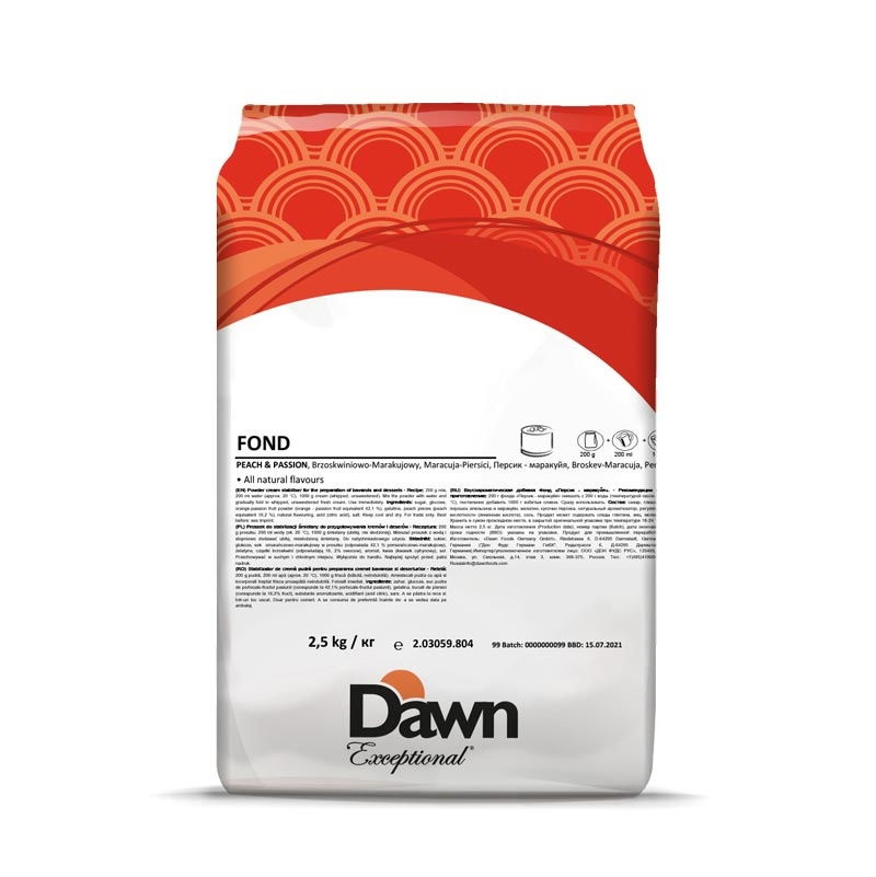 Premix Aroma de Maracuja Piersici - Mousse, Bavareze, Semifreddo, Fond Dawn, 2.5 kg [1]