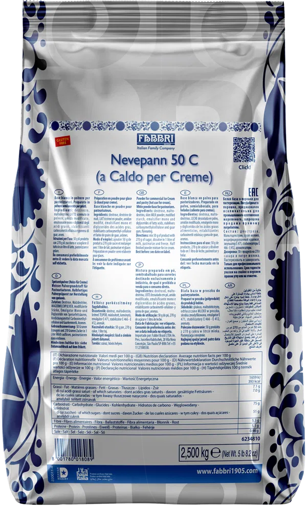 Premix pentru inghetata Nevepann Fabbri, 2.5 kg [1]