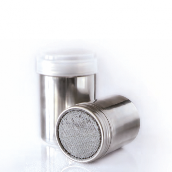 Presarator Produse Pudra cu Sita Fina, integal Inox, Ø 7.5 x H 12 cm [2]