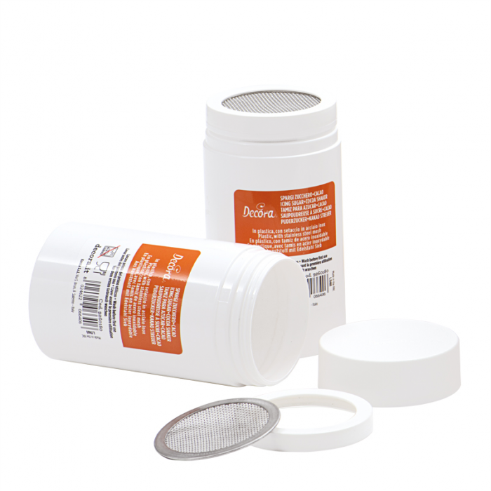 Presarator Produse Pudra cu Sita Fina, Material Plastic si Inox, Ø 6 x H 11 cm [1]