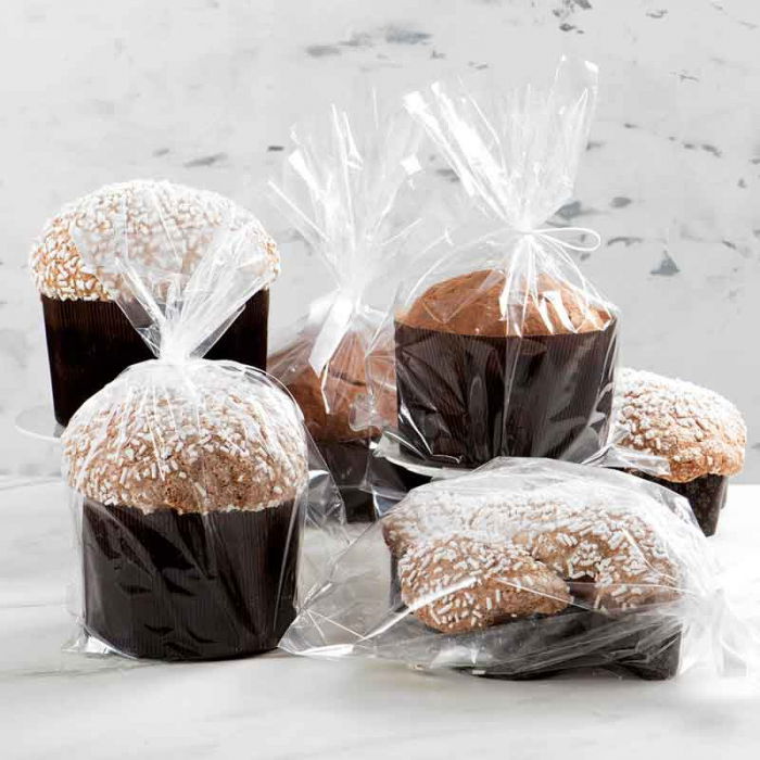 Pungi XL, Celofan Transparent, 32 x H 44 cm, Set 5 Buc [2]