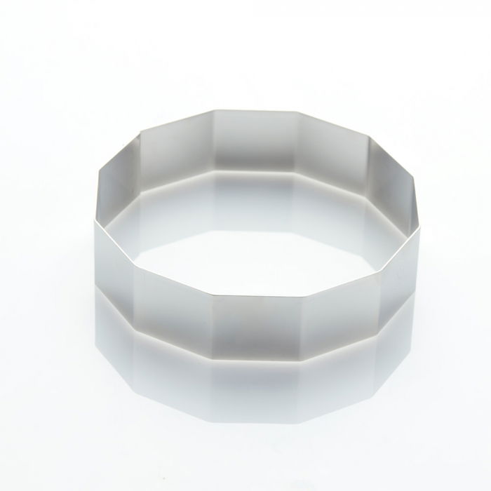 Rama Inox Cerc Diamant Ø 14 x H 4 cm [1]