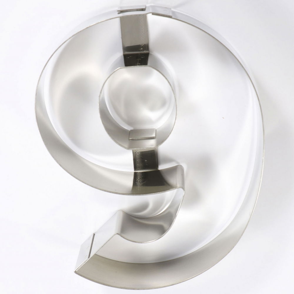 Rama Inox Cifra 9 Ø30xH4cm [2]