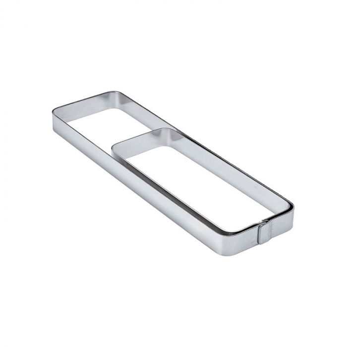 Rama Inox Dreptunghiulara Colturi Rotunjite 6x18xH2cm [1]