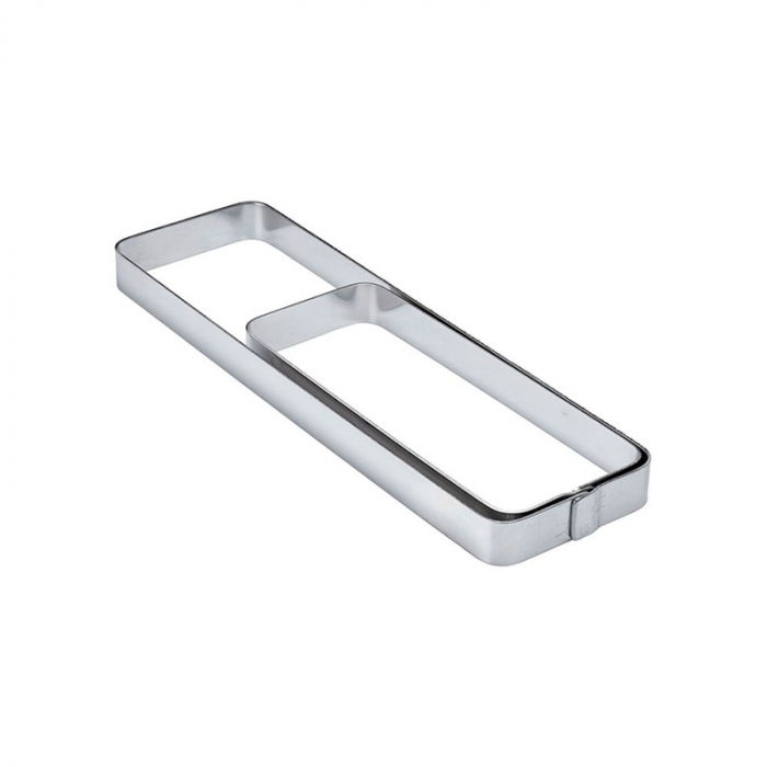 Rama Inox Dreptunghiulara Colturi Rotunjite 8x28xH2cm [1]