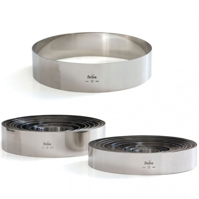 Rama inox rotunda Ø 5 x H 4.5 cm [2]