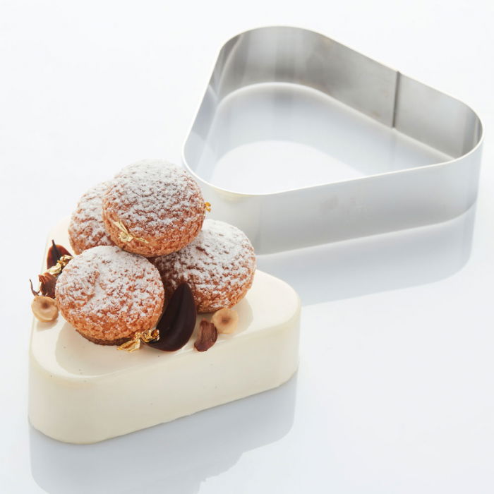 Rama Inox Triunghi Rotunjit 20 x  H 4 cm [2]