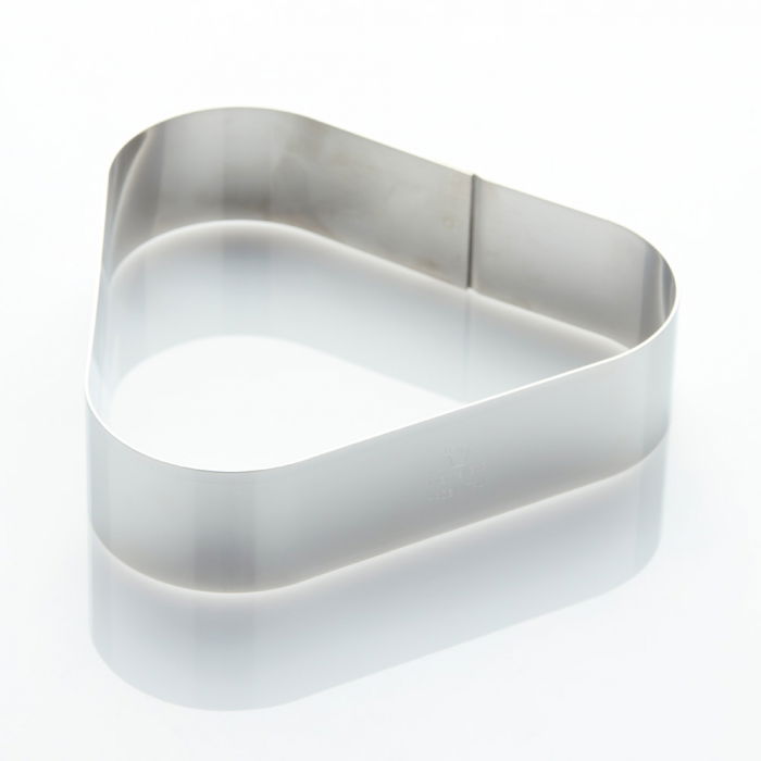 Rama Inox Triunghi Rotunjit 20 x  H 4 cm [1]