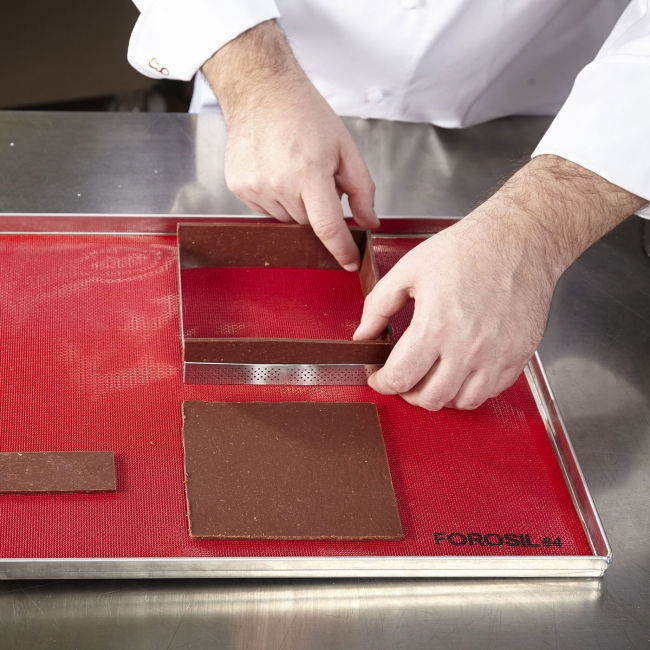 Rama Microforata Tarte Patrate Colturi Drepte, 15x15xH2 cm [4]