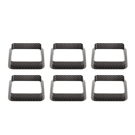 Rame Termoplastic Microforate 8 x 8 x h 2 cm, Patrate, Set 6 buc [3]