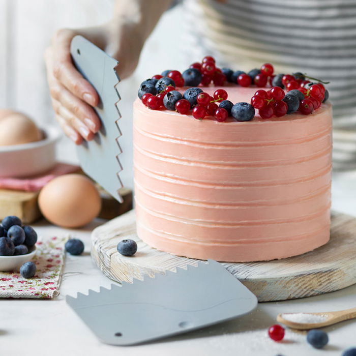 Raschete Material Plastic Alb, 12x8.3 si 13.5x9.2 cm Model Zimtat, Set 2 buc [2]