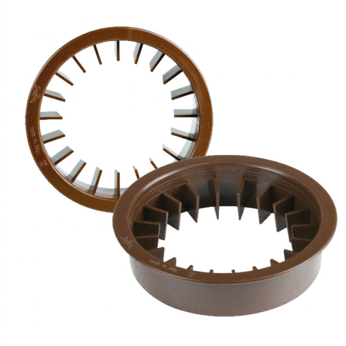 Rotund cu Margine Dintata - Decupator Plastic, Ø 8 x H 3 cm [1]