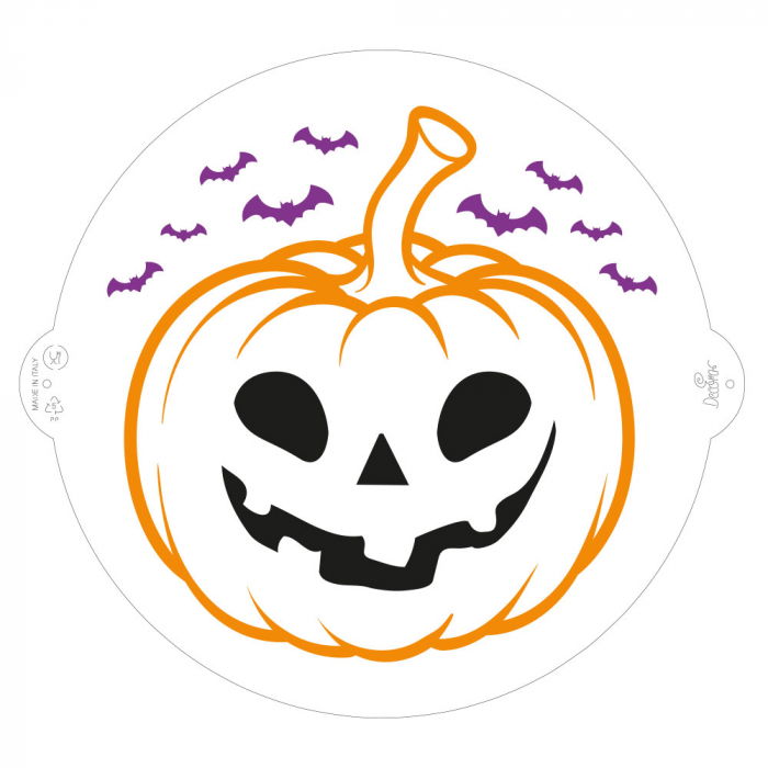 Sablon Plastic Decor Top, Model Halloween Dovlecel, Ø 25 cm [1]
