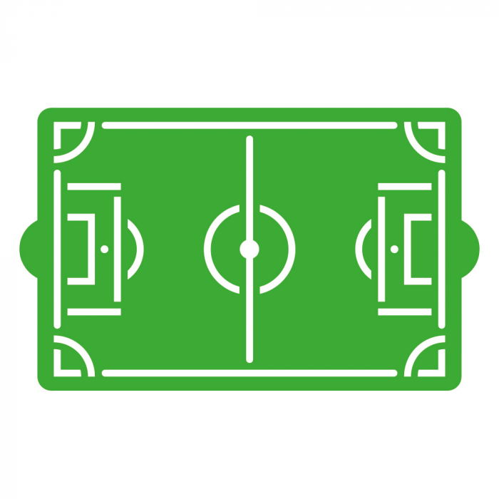 Sablon Plastic Decor Top, Model Teren Fotbal, 30 x 20 cm [1]