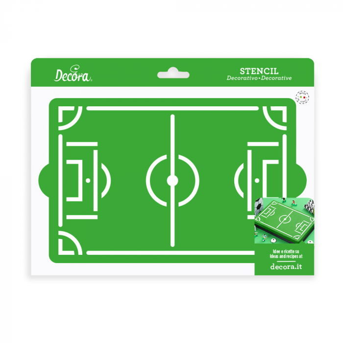 Sablon Plastic Decor Top, Model Teren Fotbal, 30 x 20 cm [3]