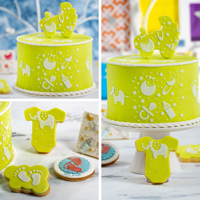 Sablon Plastic Lateral Decor Bebe, 25 x 10 cm [2]