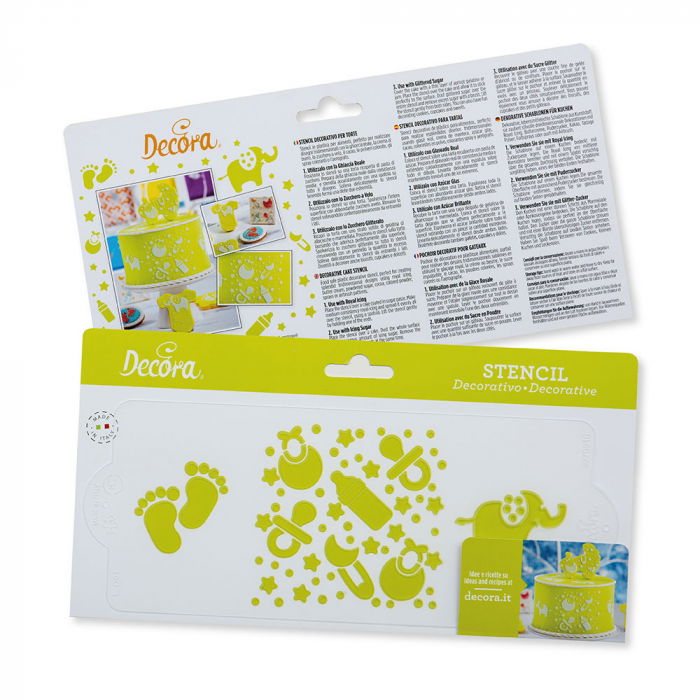 Sablon Plastic Lateral Decor Bebe, 25 x 10 cm [3]