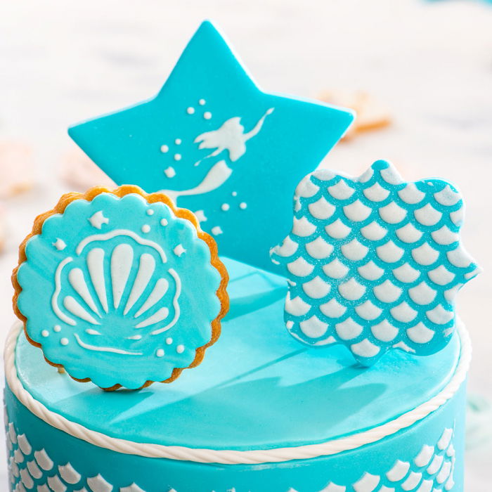 Sablon Plastic Lateral Decor Marin - Sirena, 25 x 10 cm [3]