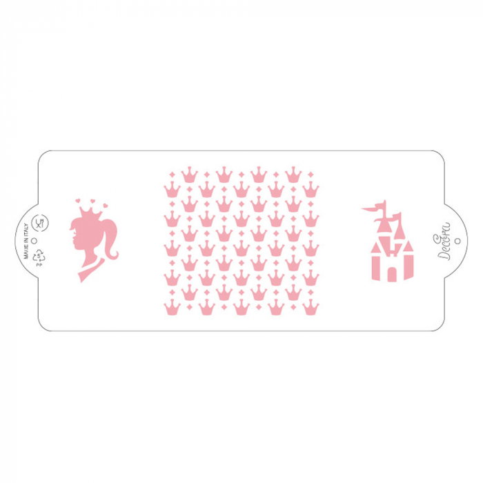 Sablon Plastic Lateral Decor Printesa, 25 x 10 cm [4]