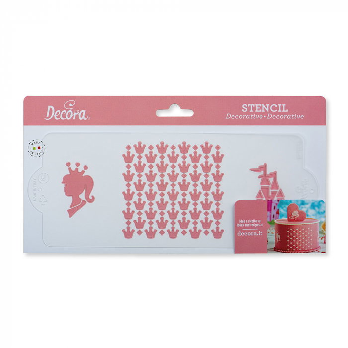 Sablon Plastic Lateral Decor Printesa, 25 x 10 cm [1]