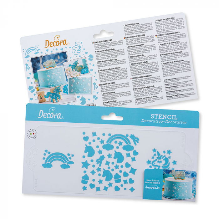 Sablon Plastic Lateral Decor Unicorn, 25 x 10 cm [3]