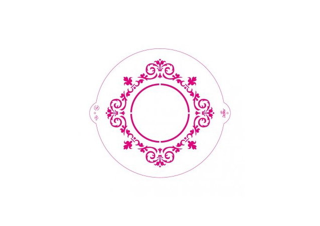 Sablon Plastic Rotund Decor Clasic Ø 25 cm [1]