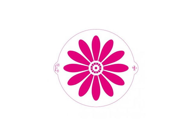 Sablon Plastic Rotund Decor Margareta Ø 25 cm [1]