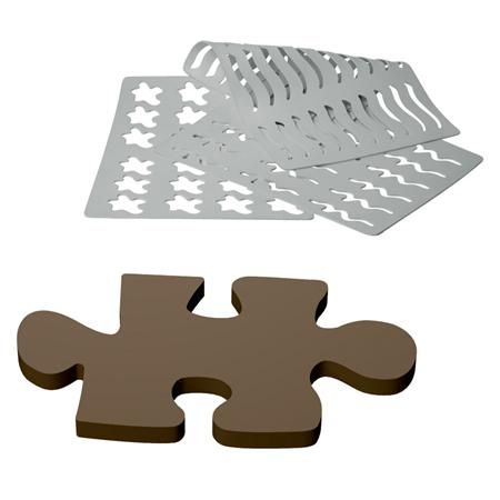 Sablon Silicon Puzzle - 18 decoruri [1]