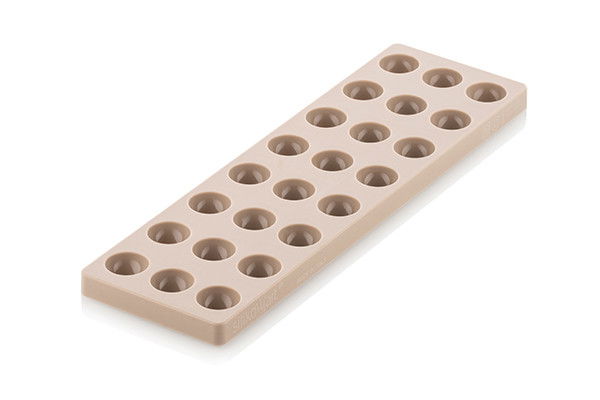 Semisfere Ciocolata Ø 3.1 x H 1.6 cm - Kit Matrita Policarbonat + silicon, 24 cavitati (CH013) [6]