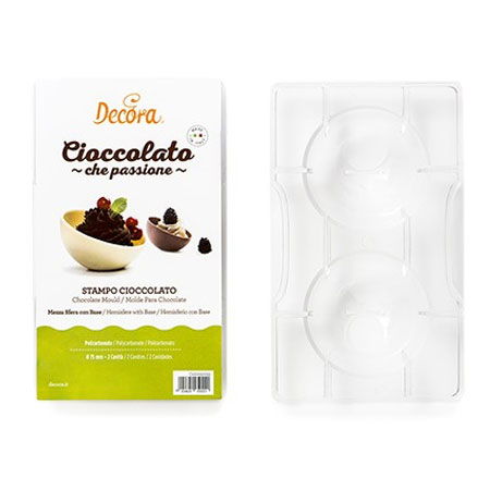 Semisfere Cu Baza Ø 7.5 cm - Matrita Policarbonat, 2 cavitati [2]