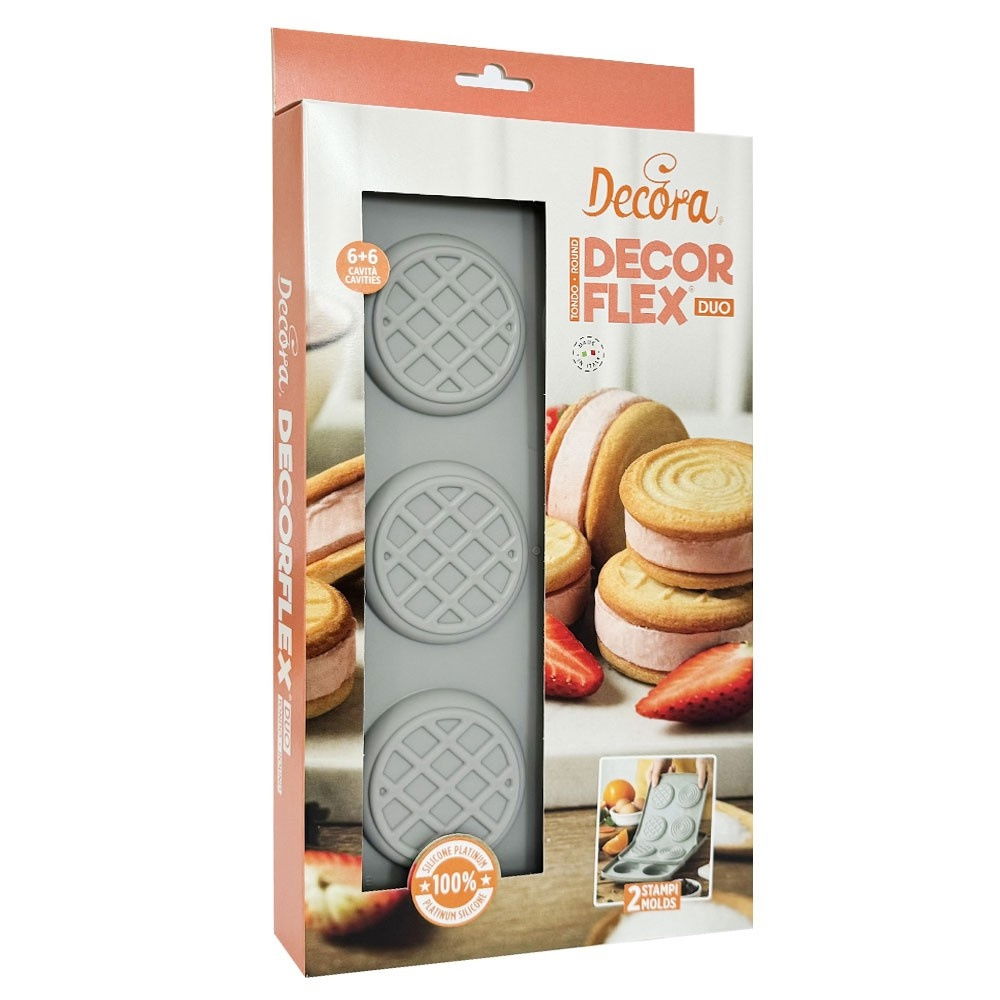 Set 2 Forme Silicon Bicuiti 2 Modele 2.87 - 3 x 1.65 - 1.75 x H 0.1 - 3.5 cm, 6 cavitati [1]