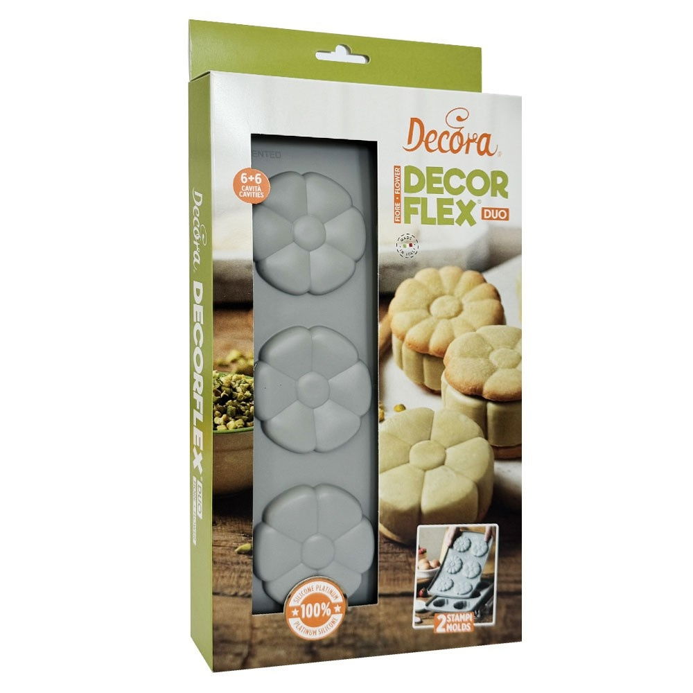 Set 2 Forme Silicon Floare 2.87 - 3 x 1.65 - 1.75 x H 0.1 - 3.5 cm, 6 cavitati [1]