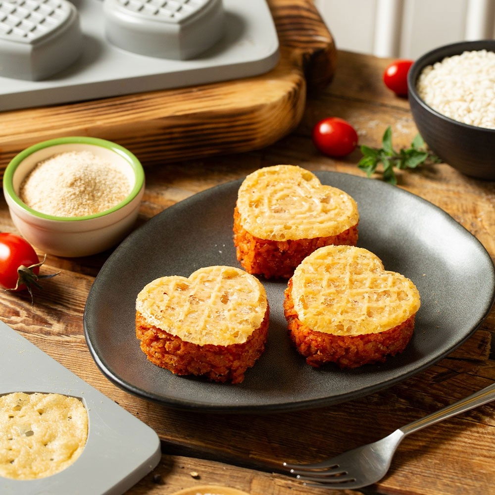 Set 2 Forme Silicon Inima 2 Modele 2.87 - 3 x 1.65 - 1.75 x H 0.1 - 3.5 cm, 6 cavitati [3]